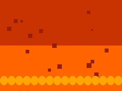 像素艺术作品：熔岩要塞，PG赌博 社区创作